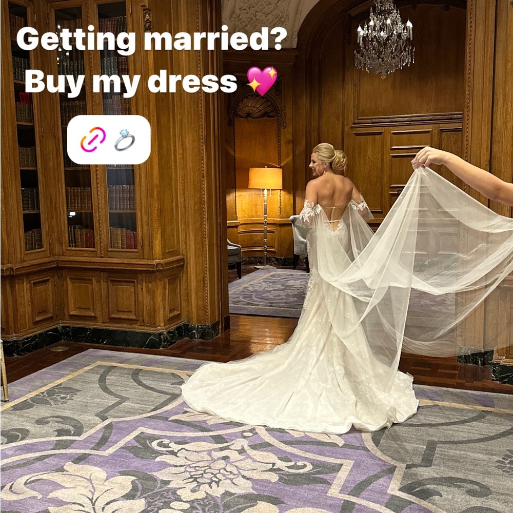 Elegant White Wedding Dress- Berta Privee